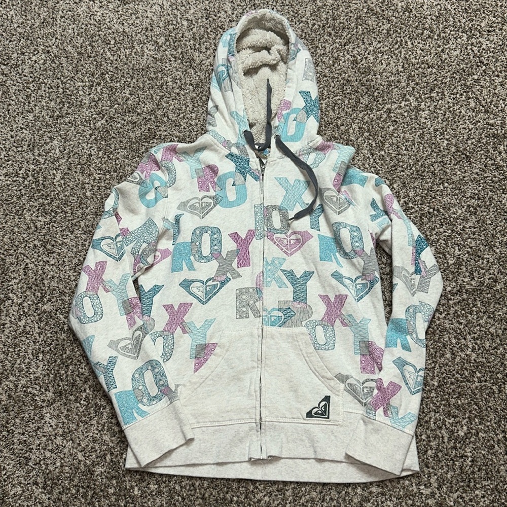 Girls Roxy zip hoodie